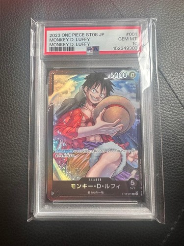 Monkey.D.Luffy graded PSA 10 for sale on eBay