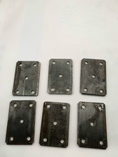 Ankerplatten 6er Set (Neu) 5-Loch, Maße Befestigungsteile & Eisenwaren