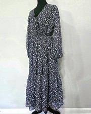 Madewell Tie-Waist Midi Dress - Size M - Harvest Vine