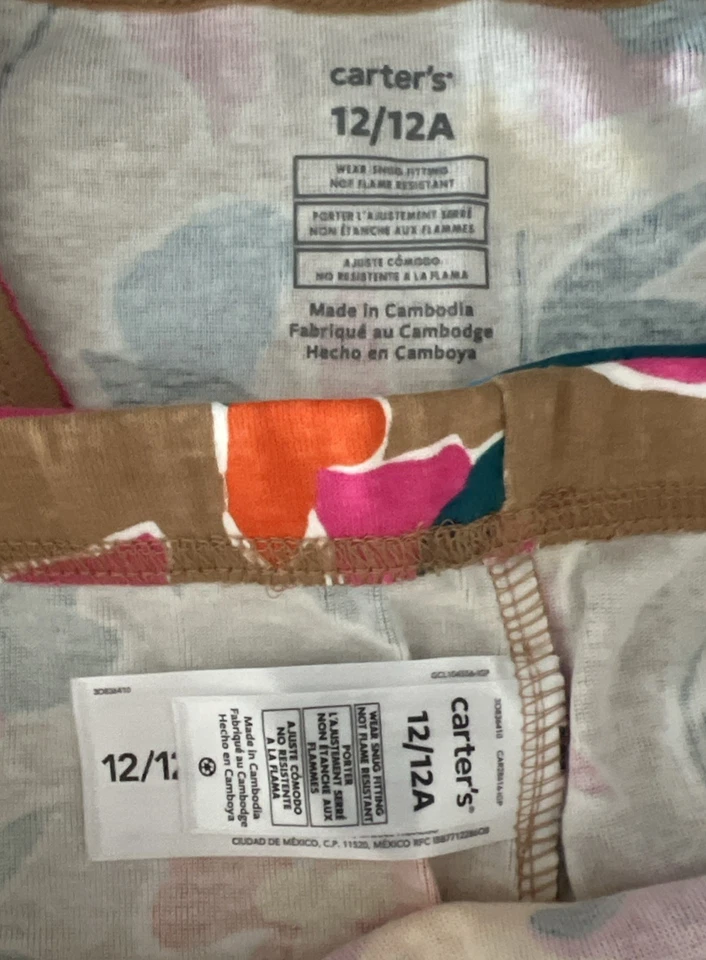 LOTE de 19 Prendas para el torso, pantalones, pijamas, vestido, camisetas, falda Ropa para niñas nuevas con etiquetas Foto 3 de 4