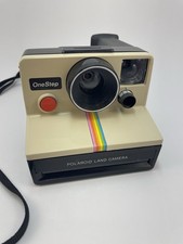Vintage Polaroid One Step Land Camera Rainbow Stripe