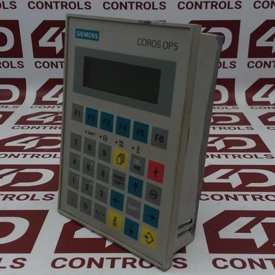 6AV3 505-1FB00 | Siemens | Operator Panel, Simatic OP5/A1, 24VDC, Used