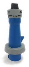 Hubbell HBL460P9W Watertight Plug 60A 3-Pole 4-Wire 250VAC Industrial IEC