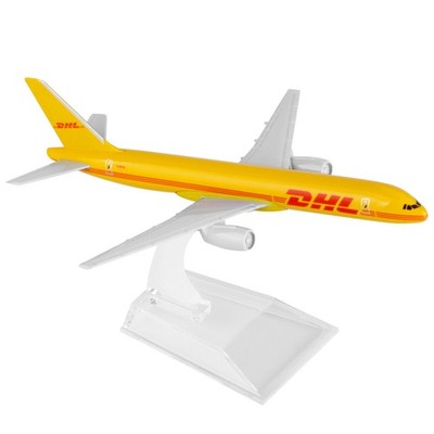 Airplane Model Diecast Plane 16cm DHL B757 1:400 Alloy Airplane Model Collection