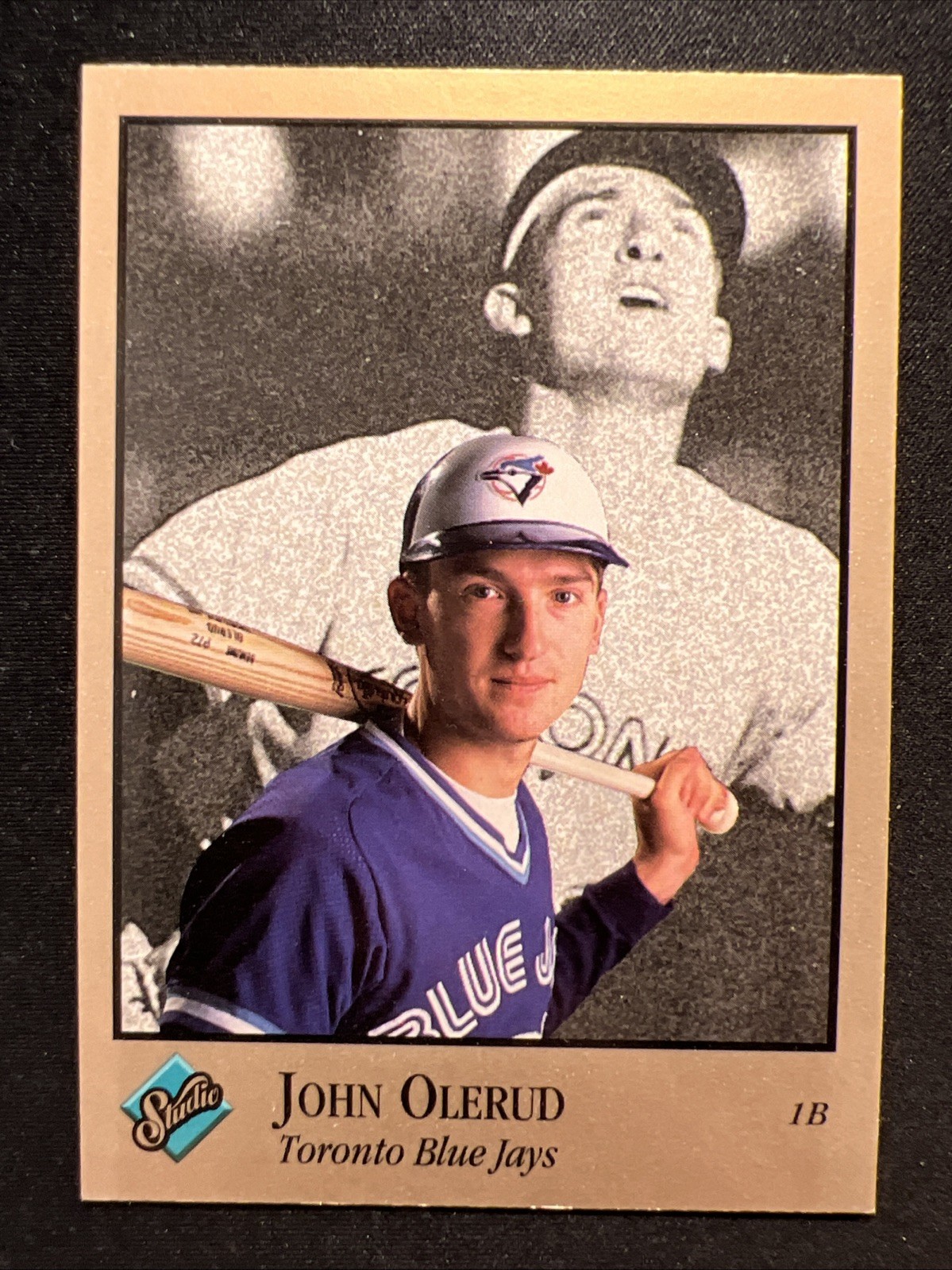 1992 Leaf: Studio-MLB #258 John Olerud/Toronto Blue Jays/1B ⚾🐷⚾