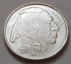 2013 Buffalo / Warrior 1 Troy oz .999 Fine Silver Round             (XX)