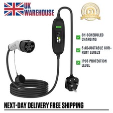 3.5KW Portable Type 2 EV Charging Station Electric Home Car Charger Single Phase