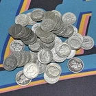 Roll 50 Silver Roosevelt Mercury Dimes $5 Face Value 90% Silver Coin Dates Lot 2