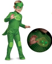 PJ Masks Gekko Deluxe Light-Up Toddler Halloween Costume size 2T