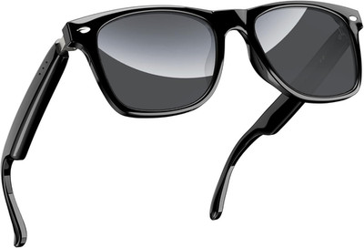 Smart Glasses, Polarized Bluetooth Sunglasses with Speaker, Voice Control, UV Pr
