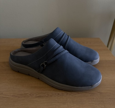 #ad JSPORT by Jambu Women’s Slip On Mule Clogs Comfort Shoes Gray Size 10 $19.99