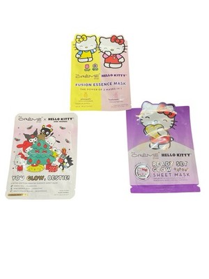 The Creme Shop Sanrio Face Mask Hello Kitty Limited Edition Lot of 3 