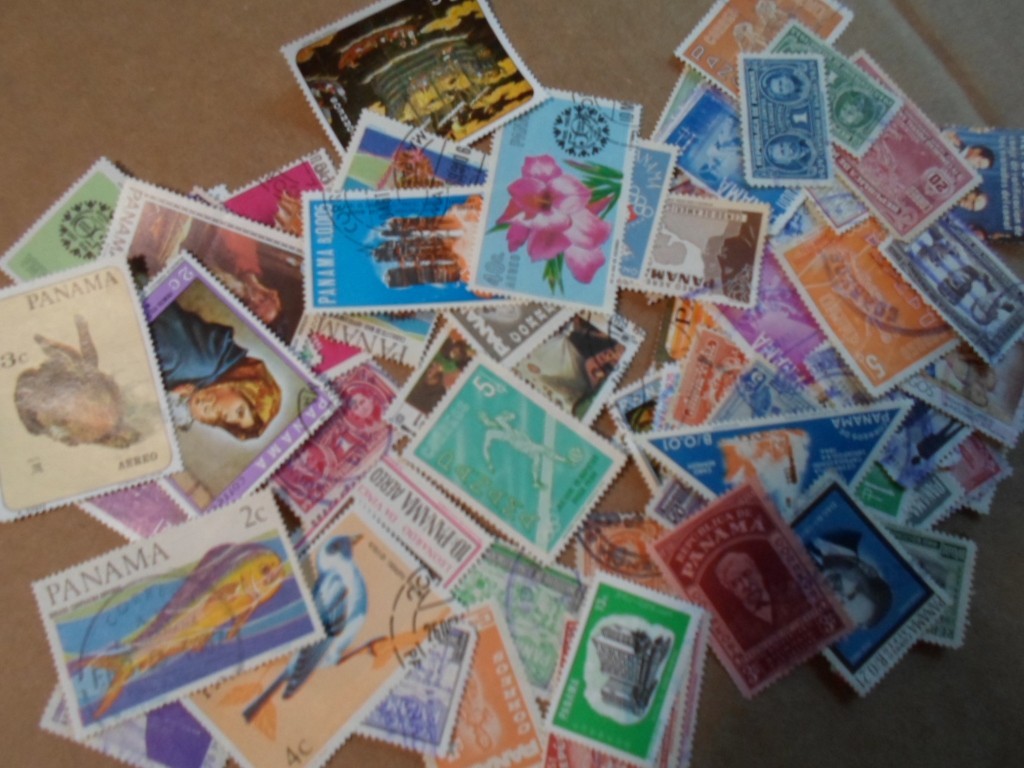 Collection lot 75 different stamps of Panama