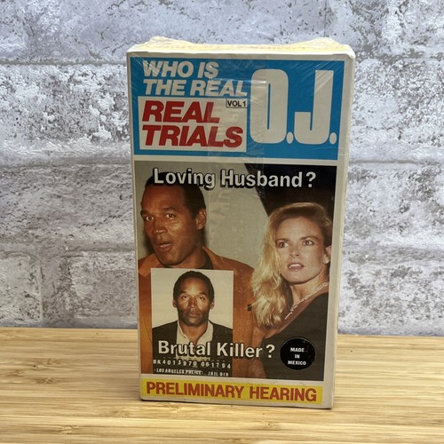 OJ Simpson: Real Trials Vol. 1 VHS Sealed - Picture 2 of 3