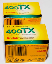 KODAK PROFESSIONAL TRI-X 400 FILM-35MM-36 EXPOSURES EACH-2 ROLLS-UNOPENED