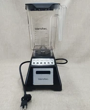 Blendtec Total Blender ES3 Classic Black 947 Cycles Tested/Works Smoothie Soup