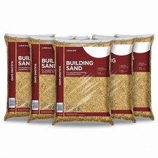 125kg Builders Sand (5×25kg) – Multi-Purpose Construction Sand for Mortar