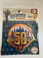 Major League Baseball NY Mets Collector Patch 50th Anniversary