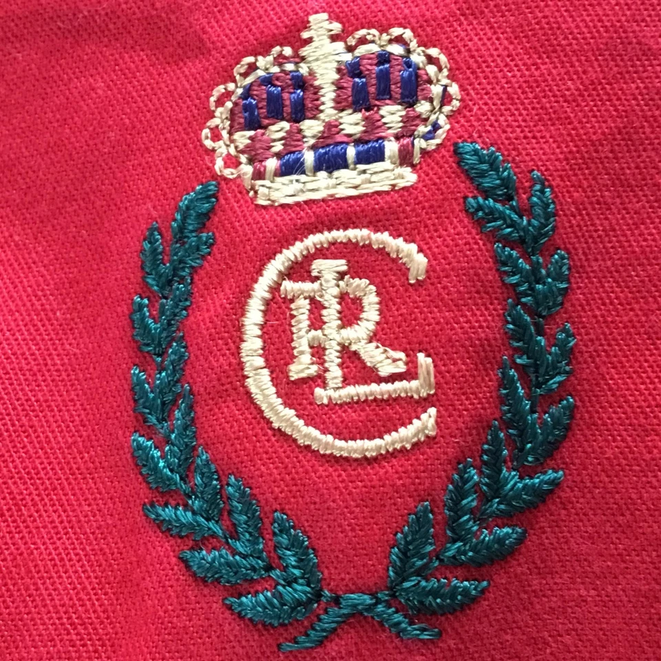 Chaqueta Chaps Ralph Lauren Para Hombre Grande Rojo Cresta Bordada Forrada Abrigo Bombardero Foto 4 de 4