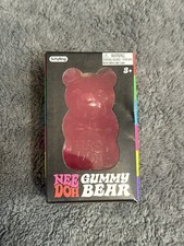 NeeDoh PINK GUMMY BEAR - Viral Squishy Sensory Fidget Toy, BRAND NEW AUTHENTIC