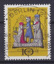 Berlin 1969 Weihnachtsmarke Mi-Nr. 352 Vollstempel ESST Berlin + Gummi