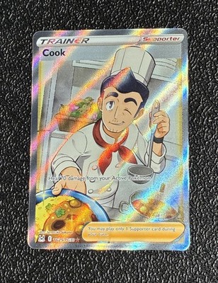 Pokemon Cook TG25/TG30 Sword & Shield Lost Origin Full Art Trainer *Holo*