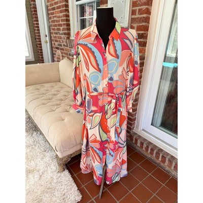 Alexis Floral Robe Dress - 3X