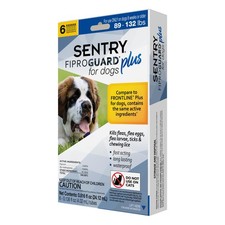 Flea and Tick Prevention for Dogs 89-132 Pounds Topical 3 Month Supply