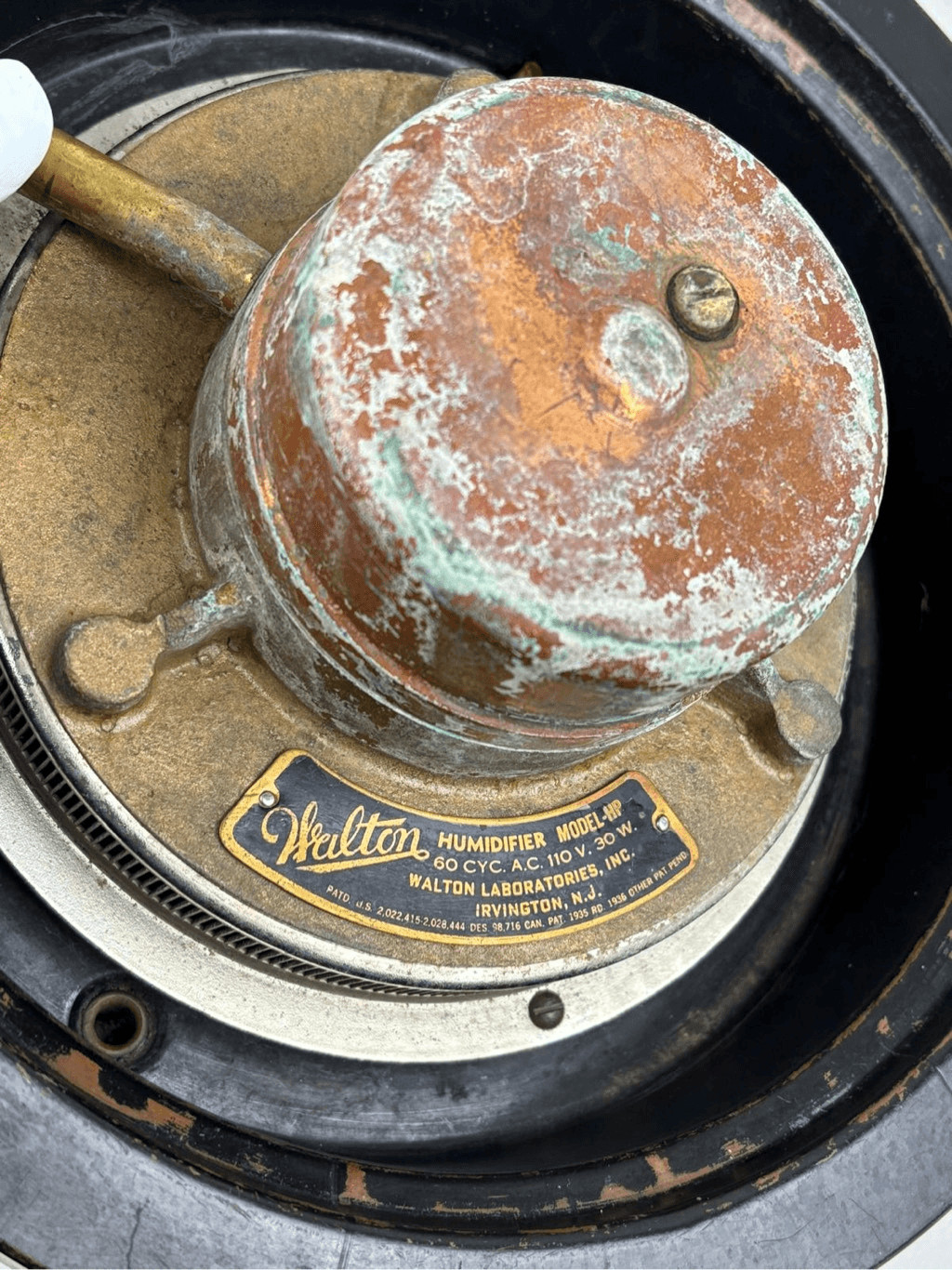 Vintage Zanesville Walton Ceramic Pottery Humidifier Atomic UFO MCM Beautiful