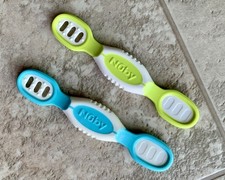 Nuby Dip And Scoop Spoons Utensils For Baby Toddler Led Weaning Self Feeding