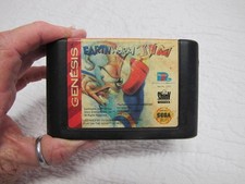 Vtg Sega Genesis Game Earthworm Jim 94