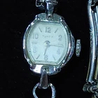 Vintage Timex Watch Ladies Wind Up Working with Adjustable Bracelet Silver Tone