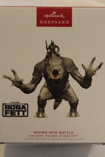 Hallmark 2023 Star Wars Riding into Battle The Book of Boba Fett Ornament NIB
