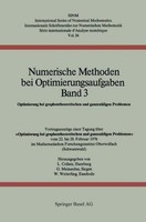 Numerische Methoden Bei Optimierungsaufgaben Band 3 L. Collatz