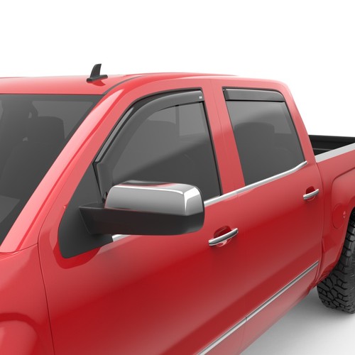 EGR 571771 Rain Guards Dark Smoke for 2014 Silverado Crew Cab 4PC - 第 1/2 張圖片