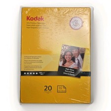 Kodak Photo Paper 5x7 Ultra Premium Unopened 20 sheets High Gloss Professional