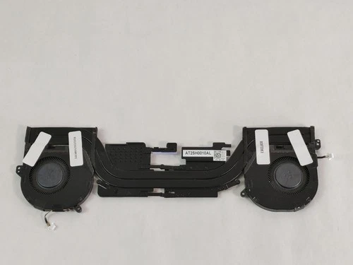 Lot of 2 Dell 442PH XPS 15 9500 4-Pin BGA 1440 Laptop Fan with Heatsink