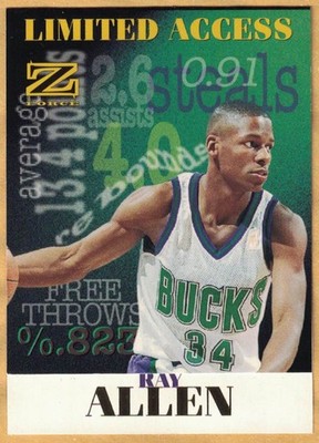 Ray Allen   1997-98 Skybox Z-Force  Limited Access   (#2  LA)  NM
