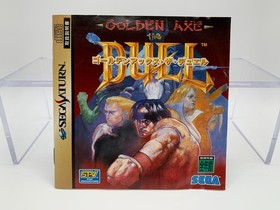 GOLDEN AXE THE DUEL Japan Sega Saturn With Case & Manual US Seller SAT0200
