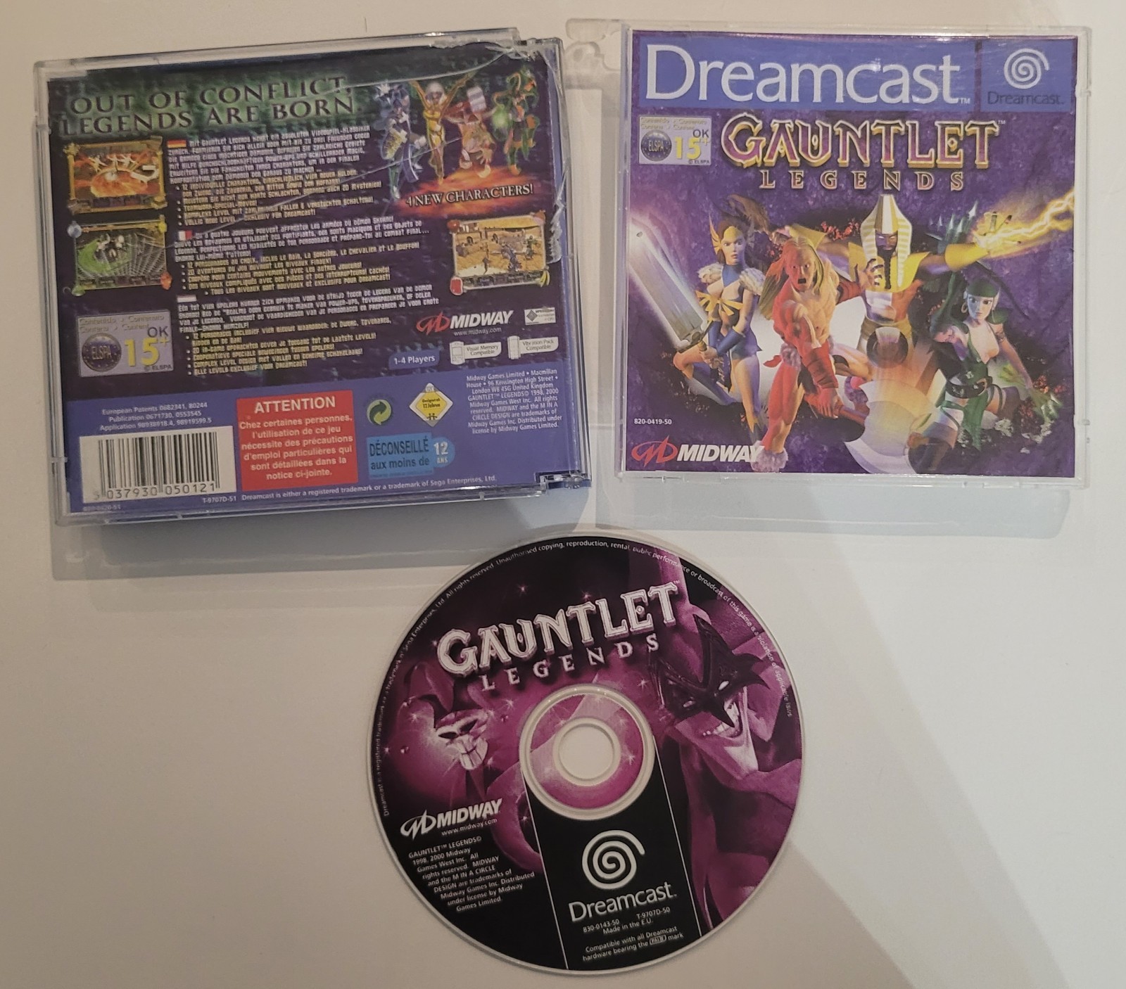 Jeu SEGA Dreamcast - Gauntlet Legends