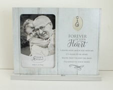 Photo Frame-Memorial-Forever In Our Heart Holds 4 x 6 Photo