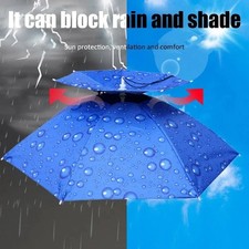 Foldable Fishing Sunshade Headwear Umbrella Hat UV Protection Sunscreen Caps