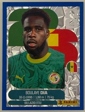 Boulave Dia Panini FIFA World Cup 2026 Blue Crumple Parallels Sticker