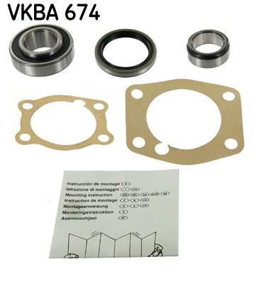 Hinterachse SKF VKBA 674 Radlagersatz für DAIHATSU,TOYOTA