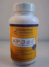 Researched Nutritionals ATP 360  Support Complex 90 Capsules Dietary Supplement