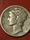 1945-P  Mercury SILVER Dime  in SOLID GOOD COND.  IMPORTANT YEAR In Our  History — photo 7
