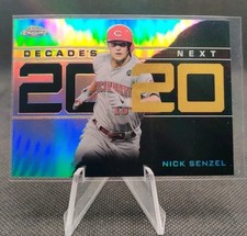 2020 Topps Chrome Update Decade's Next #DNC-12 Nick Senzel Reds Baseball Card
