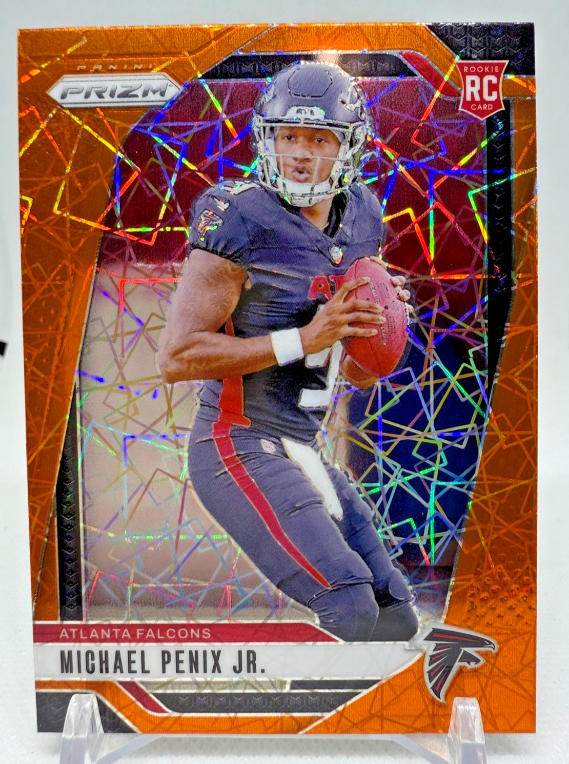 2024 Panini Prizm - Rookies Michael Penix Jr. #378 Lazer Prizm (RC)