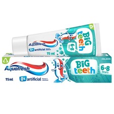 Aquafresh Big Teeth Toothpaste 6-8 years, Kids 75 ml (Pack of 1), Aqua 34.40 per litre