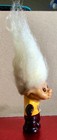 Vintage Dam Eskimo Mascot Troll.great hair,no cracks in 👀 eyes ,W on chest — photo 3